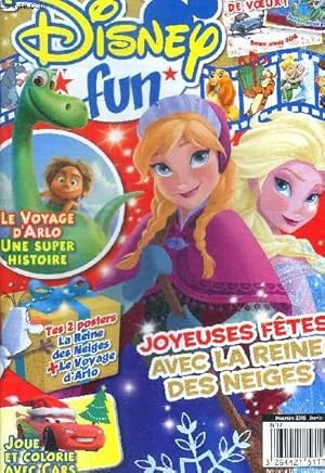 Image du vendeur pour DISNEY FUN - DECEMBRE 2015 - JANVIER 2016 - JOYEUSES FETES AVEC LA REINE DES NEIGES mis en vente par Le-Livre