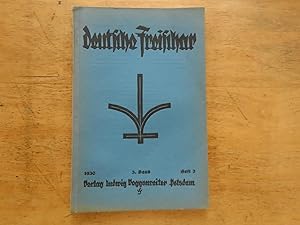 Immagine del venditore per Deutsche Freischar - Rundbrief der Bundesf�hrung 1930 3. Band Heft 2 venduto da Ratisbona Versandantiquariat