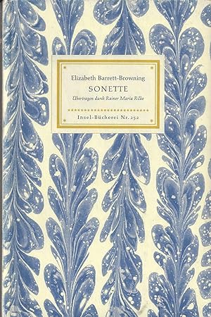 Seller image for Sonette aus dem Portugiesischen. Übertragen von Rainer Maria Rilke. for sale by Versandantiquariat Alraune
