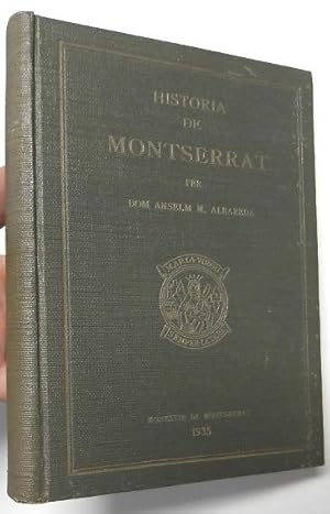 Imagen del vendedor de Historia de Montserrat a la venta por Librera Mamut