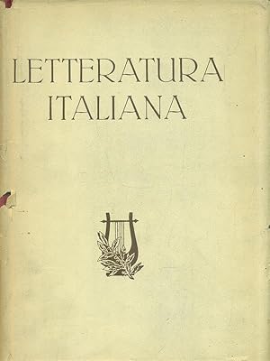 Bild des Verkufers fr Letteratura Italiana I. Il Medio evo zum Verkauf von Librodifaccia