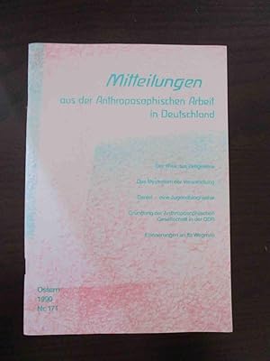 Mitteilungen aus der anthroposophischen Arbeit in Deutschland. Ostern 1990, Nr. 174 - Erinnerunge...