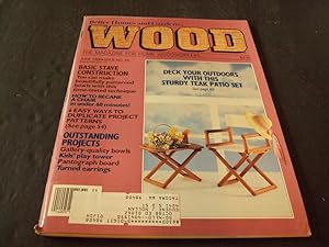 Seller image for Better Homes and Gardens Wood June 1988 Teak Patio set, Recane Chair for sale by Joseph M Zunno
