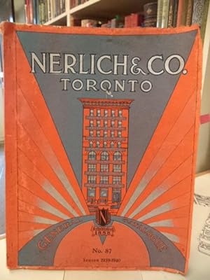 Nerlich & Co. Toronto. General Catalogue No. 87. Season 1939 - 1940 Fancy Goods, Toys, Dolls, Gam...