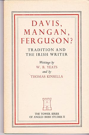Seller image for Davis, Mangan, Ferguson? Tradition and the Irish Writer for sale by Quercus Rare Books