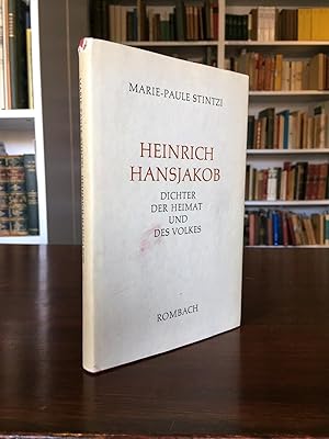 Imagen del vendedor de Heinrich Hansjakob. Dichter der Heimat und des Volkes. a la venta por Antiquariat Seibold