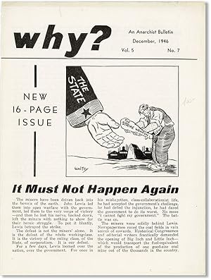 Why? An Anarchist Bulletin. Vol. 5, no. 7 (December, 1946)