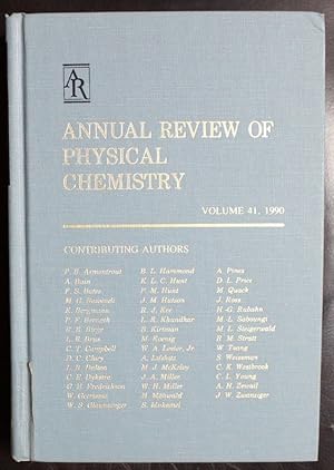 Imagen del vendedor de Annual Review of Physical Chemistry: 1990 a la venta por GuthrieBooks