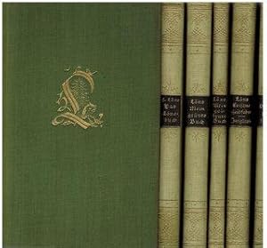 Reihe von 6 Bänden. Löns-Gedenkbuch v. Castelle, Mein grünes Buch - Jagdschilderungen; Mein golde...