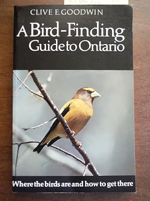 Seller image for A Bird Finding Guide to Ontario for sale by Imperial Books and Collectibles