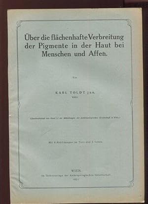 Über die flächenhafte Verbreitung der Pigmente in der Haut bei Menschen und Affen. Sonderdruck au...