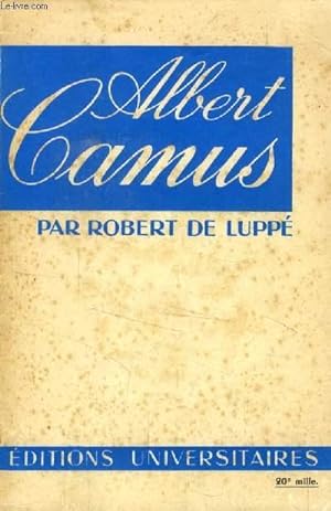 Bild des Verkufers fr ALBERT CAMUS zum Verkauf von Le-Livre