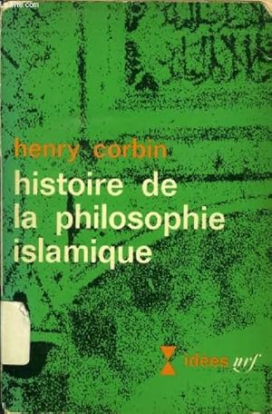 Bild des Verkufers fr HISTOIRE DE LA PHILOSOPHIE ISLAMIQUE, TOME I, DES ORIGINES JUSQU'A LA MORT D'AVERROES (1198) zum Verkauf von Le-Livre