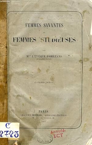 Seller image for FEMMES SAVANTES ET FEMMES STUDIEUSES for sale by Le-Livre