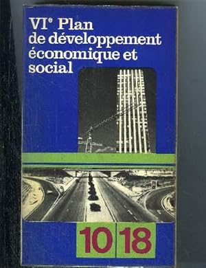 Seller image for VIe PLAN DE DEVELOPPEMENT ECONOMIQUE ET SOCIAL for sale by Le-Livre