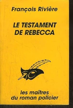 Bild des Verkufers fr LE TESTAMENT DE REBECCA zum Verkauf von Le-Livre