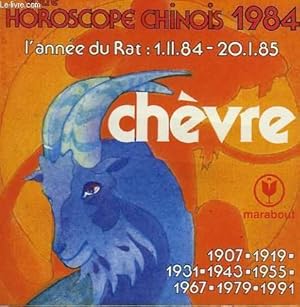 Imagen del vendedor de HOROSCOPE CHINOIS - SIGNE DE LA CHEVRE a la venta por Le-Livre