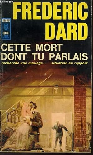 Bild des Verkufers fr CETTE MORT DONT TU PARLAIS zum Verkauf von Le-Livre