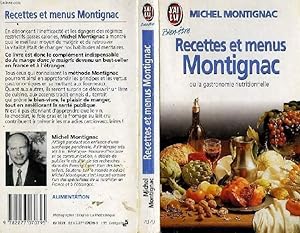 Seller image for RECETTES ET MENUS MONTIGNAC ou la gastronomie nutritionnelle for sale by Le-Livre