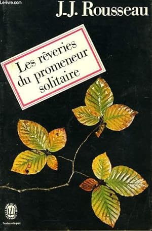 Image du vendeur pour LES REVERIES DU PROMENEUR SOLITAIRE mis en vente par Le-Livre