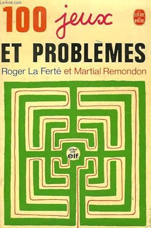 Imagen del vendedor de 100 JEUX ET PROBLEMES a la venta por Le-Livre