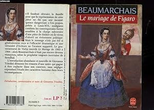 Bild des Verkufers fr LA FOLLE JOURNEE OU LE MARIAGE DE FIGARO COMEDIE EN CINQ ACTES zum Verkauf von Le-Livre