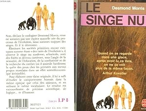 Imagen del vendedor de LE SINGE NU a la venta por Le-Livre