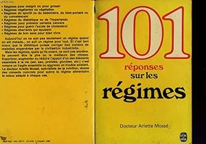 Bild des Verkufers fr 101 REPONSES SUR LES REGIMES zum Verkauf von Le-Livre
