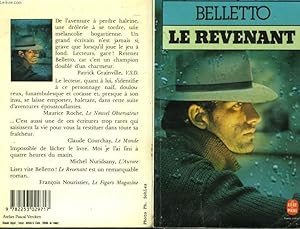 Image du vendeur pour LE REVENANT mis en vente par Le-Livre