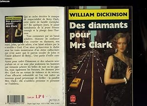 Bild des Verkufers fr DES DIAMANTS POUR MRS CLARCK zum Verkauf von Le-Livre
