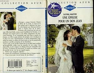 Seller image for UNE EPOUSE POUR UN DON JUAN - SPRING BRIDE for sale by Le-Livre