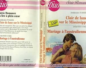 Bild des Verkufers fr CLAIR DE LUNE SUR LE MISSISSIPI / MARIAGE A L'AUSTRALIENNE zum Verkauf von Le-Livre