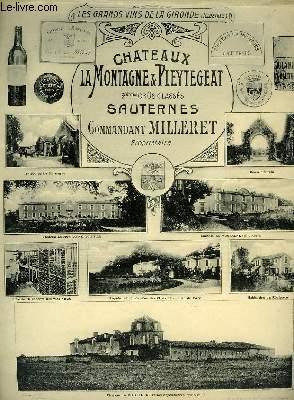 Seller image for Les grands vins de la Gironde, illustrs. Chteau La Montagne. for sale by Le-Livre