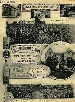 Seller image for Les grands vins de la Gironde, illustrs. Chteau Raymond-Lafon. for sale by Le-Livre