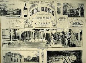 Seller image for Les grands vins de la Gironde, illustrs. Chteau Beaumont. for sale by Le-Livre