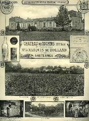 Seller image for Les grands vins de la Gironde, illustrs. Chteau des Rochers, 2me cru class. for sale by Le-Livre