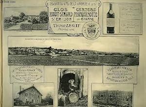 Seller image for Les grands vins de la Gironde, illustrs. Clos Haut-Simard & Chteau Franquinotte. for sale by Le-Livre