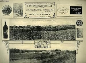 Seller image for Les grands vins de la Gironde, illustrs. Chteau Pavie-Decesse, Clos Villemaurince, Chteau des Bardes. for sale by Le-Livre