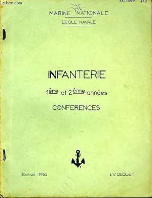 Seller image for Infanterie. 1re et 2me annes. Confrences. for sale by Le-Livre