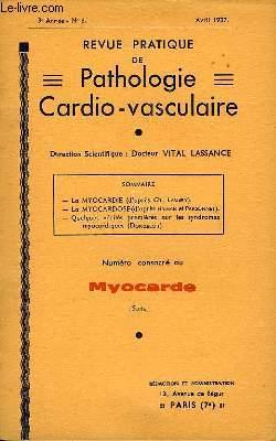 Seller image for Revue Pratique de Pathologie Cardio-Vasculaire. N6, 3me anne : Myocarde (suite) for sale by Le-Livre