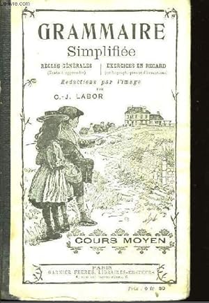 Imagen del vendedor de Grammaire Simplifie. Cous Moyen a la venta por Le-Livre