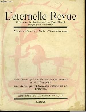 Imagen del vendedor de L'Eternelle Revue NI a la venta por Le-Livre