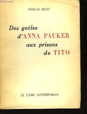 Imagen del vendedor de Des geles d'Anna Pauker aux prisons de Tito a la venta por Le-Livre