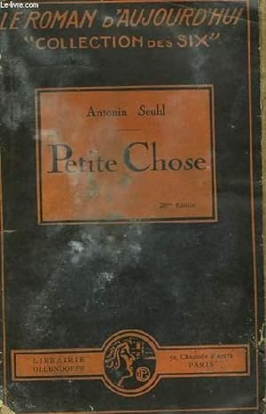 Imagen del vendedor de Petite Chose. (de zro  quatre) (livre mu). a la venta por Le-Livre