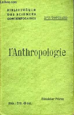 Seller image for L'Anthropologie. for sale by Le-Livre