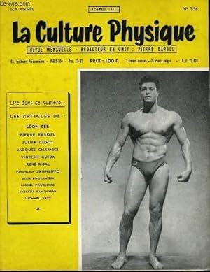 Seller image for La Culture Physique N754 for sale by Le-Livre