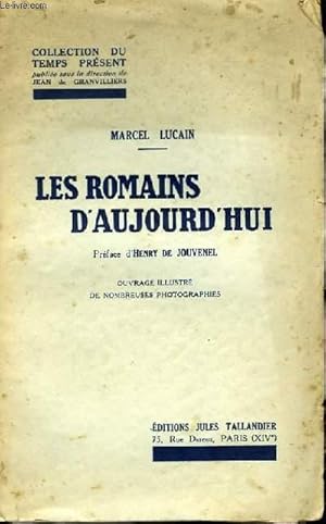 Imagen del vendedor de Les Romains d'Aujourd'hui. a la venta por Le-Livre