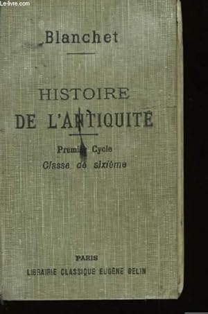 Seller image for Histoire de l'Antiquit for sale by Le-Livre