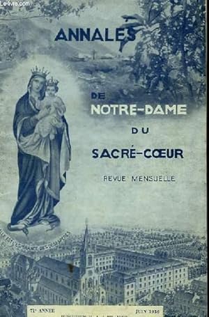 Bild des Verkufers fr Annales de Notre-Dame du Sacr-Coeur. zum Verkauf von Le-Livre