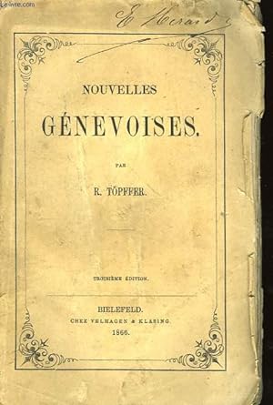 Bild des Verkufers fr Nouvelles Gnevoises zum Verkauf von Le-Livre